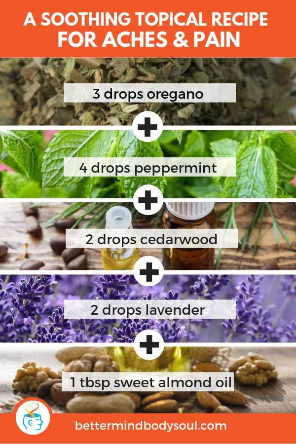 21 Essential Oil Recipes For Pain