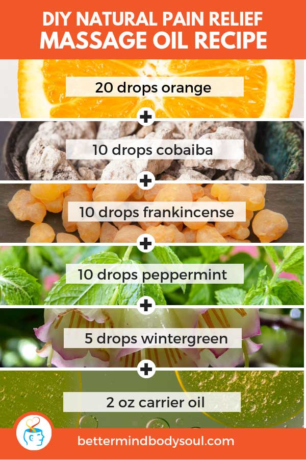 21 Essential Oil Recipes For Pain