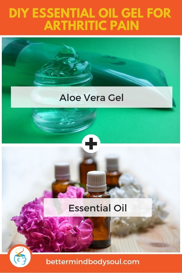 DIY Essential Oil Gel For Arthritic Pain. Aloe Vera Gel + Essential oil