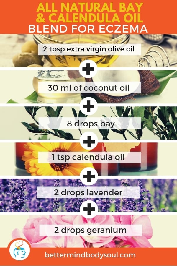 extra virgin olive oil + coconut oil + bay + calendula + lavender + geranium