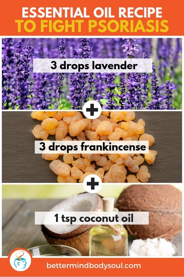 lavender + frankincense + coconut oil