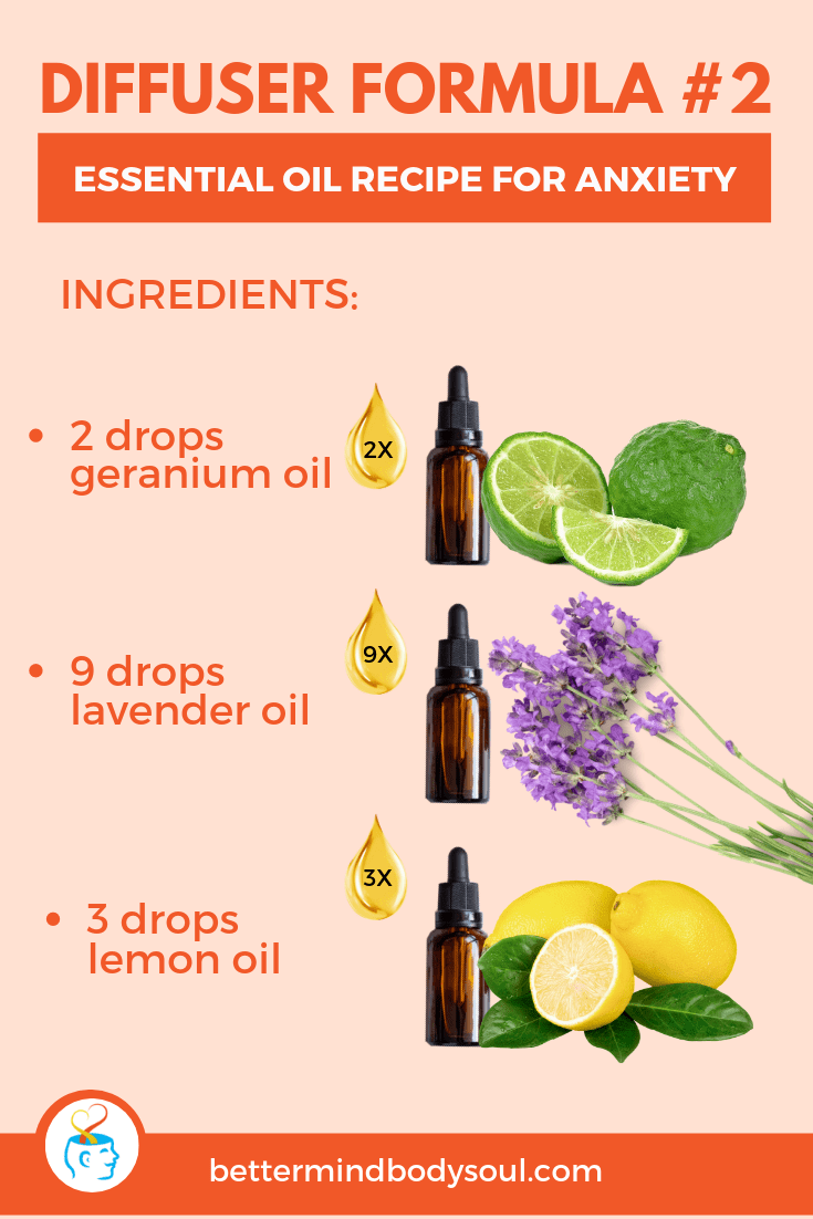 Geranium Oil + Lavender Oil + Lemon Oil