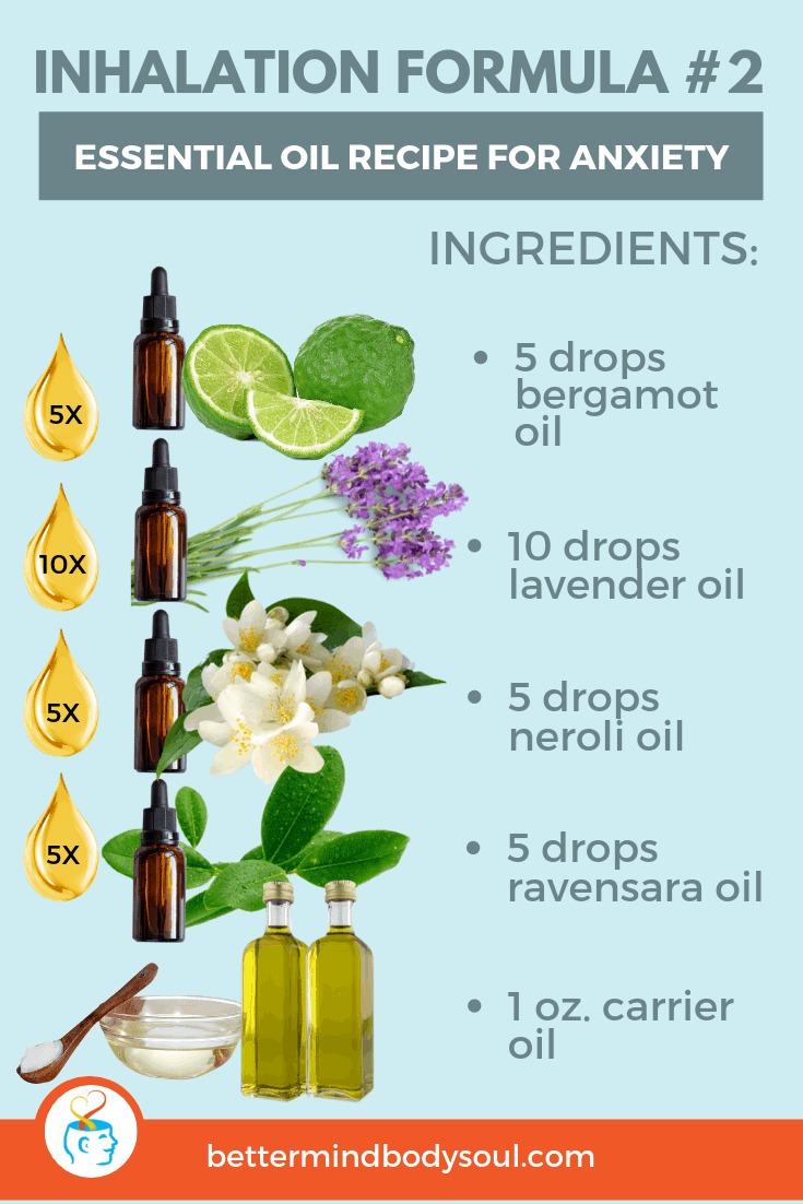 Bergamot Oil + Lavender Oil + Neroli Oil + Ravensara Oil + Carrier Oil