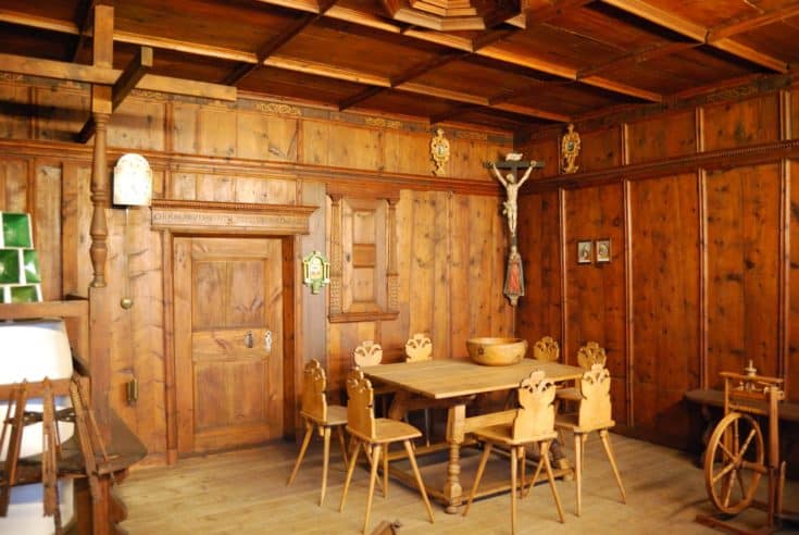 Medieval german rooms interior, Nuernberg, Bavaria, Germany