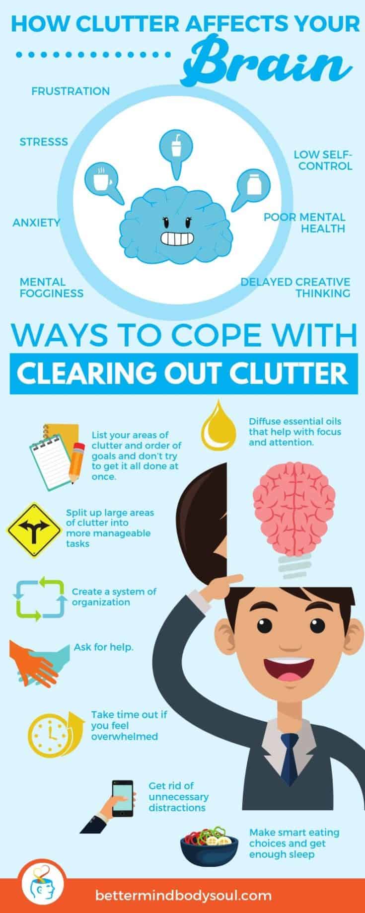 Infographic - Ways to Cope with Clearing Out Clutter