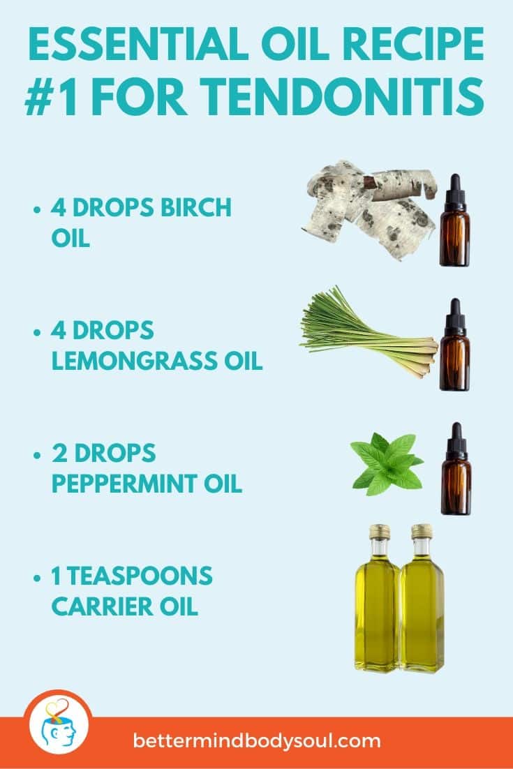 Birch oil + Lemongrass oil + Peppermint oil + carrier oil