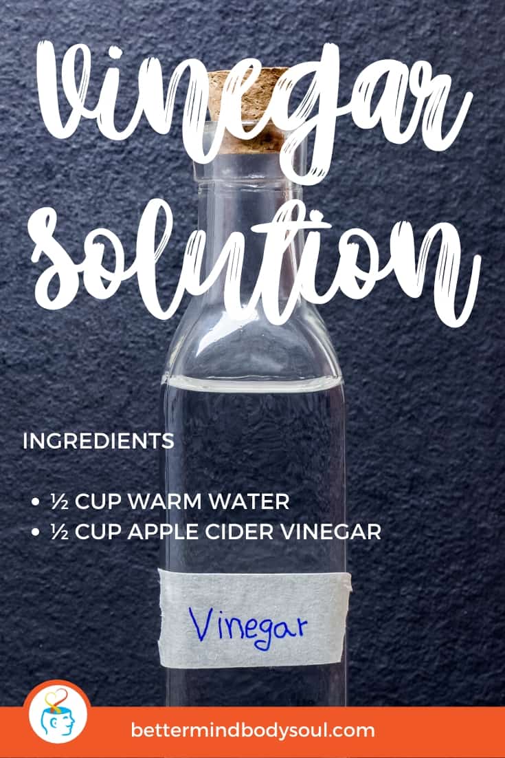 Warm Water + Apple Cider Vinegar