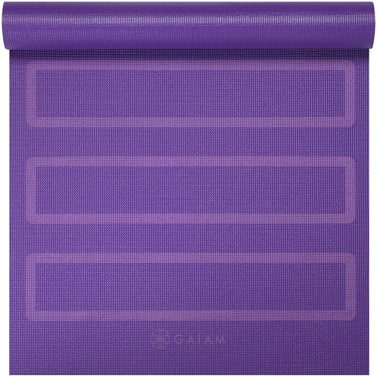 Gaiam Breathable Mat Bag Asst Black/Purple